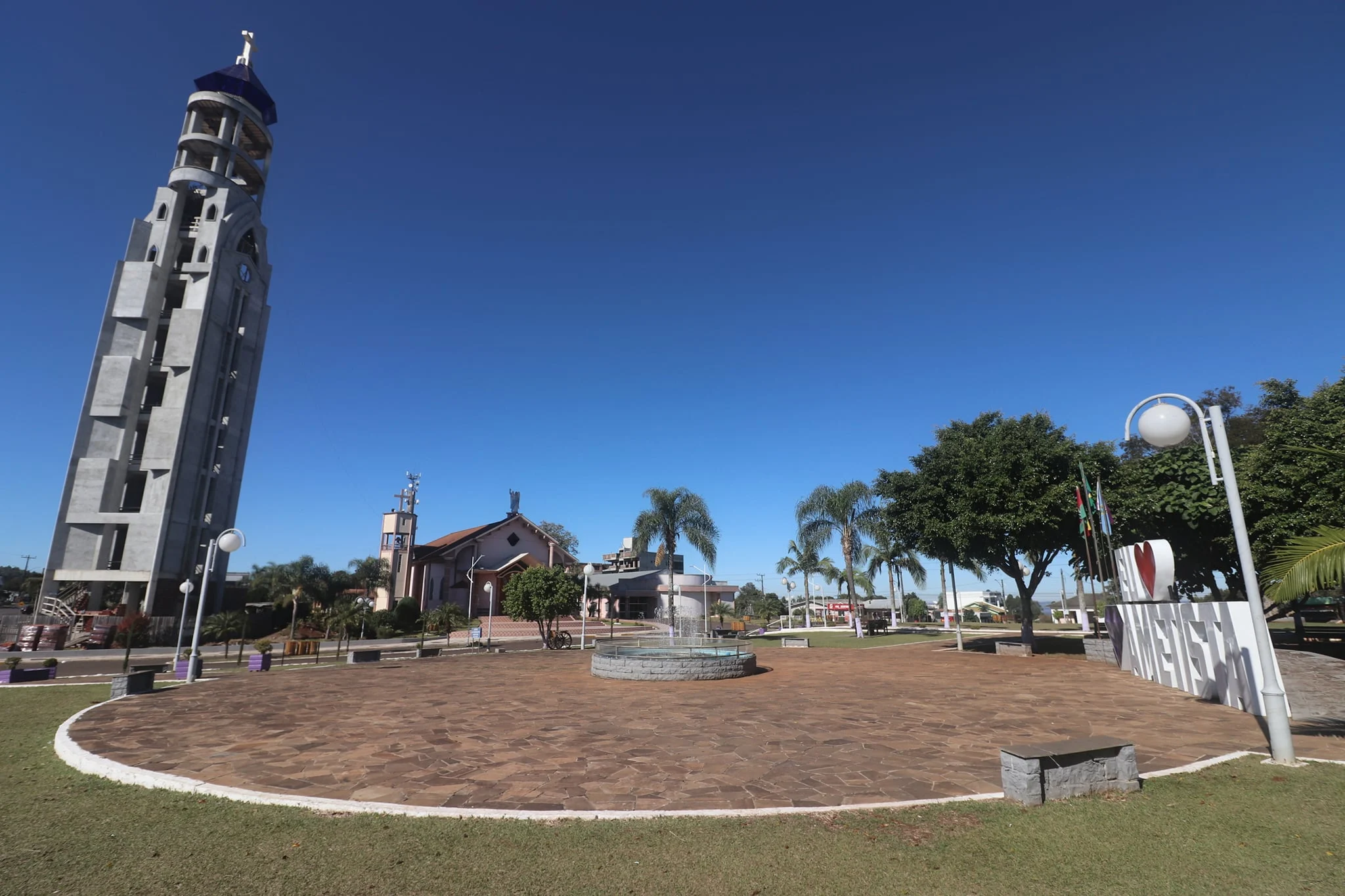 Praça Central de Ametista do Sul
